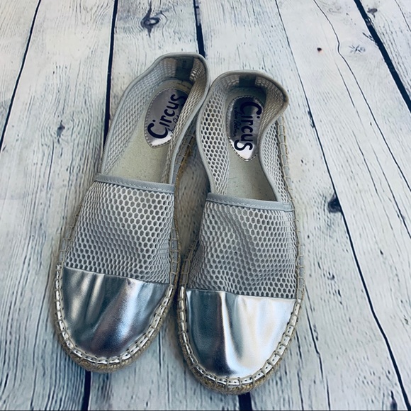 Sam Edelman Shoes - Sam Edelman | Gray Netted Espadrilles Size 7.5